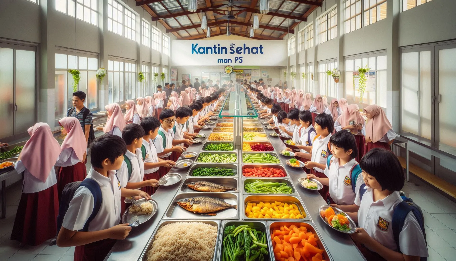 Kantin Sehat Hadir di MAN Pematang Siantar, Siswa Sehat!