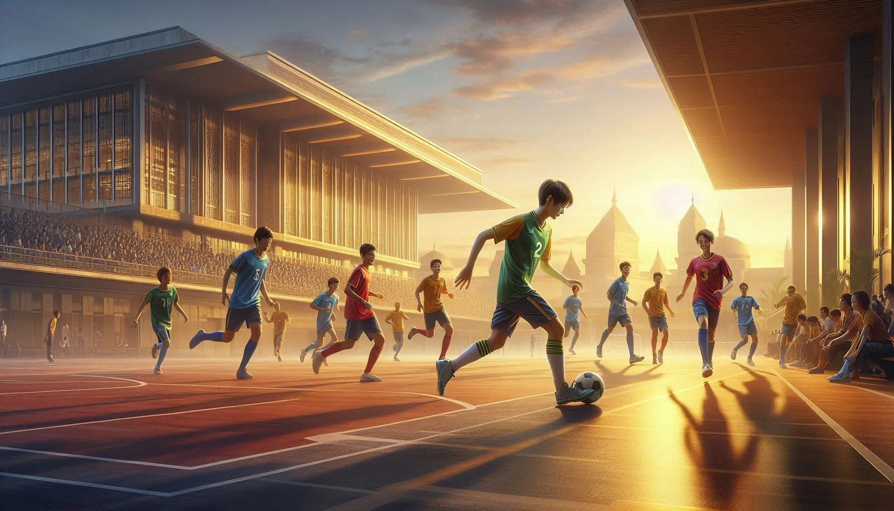 Lapangan Sekolah Ini Jadi Saksi Latihan Futsal Juara