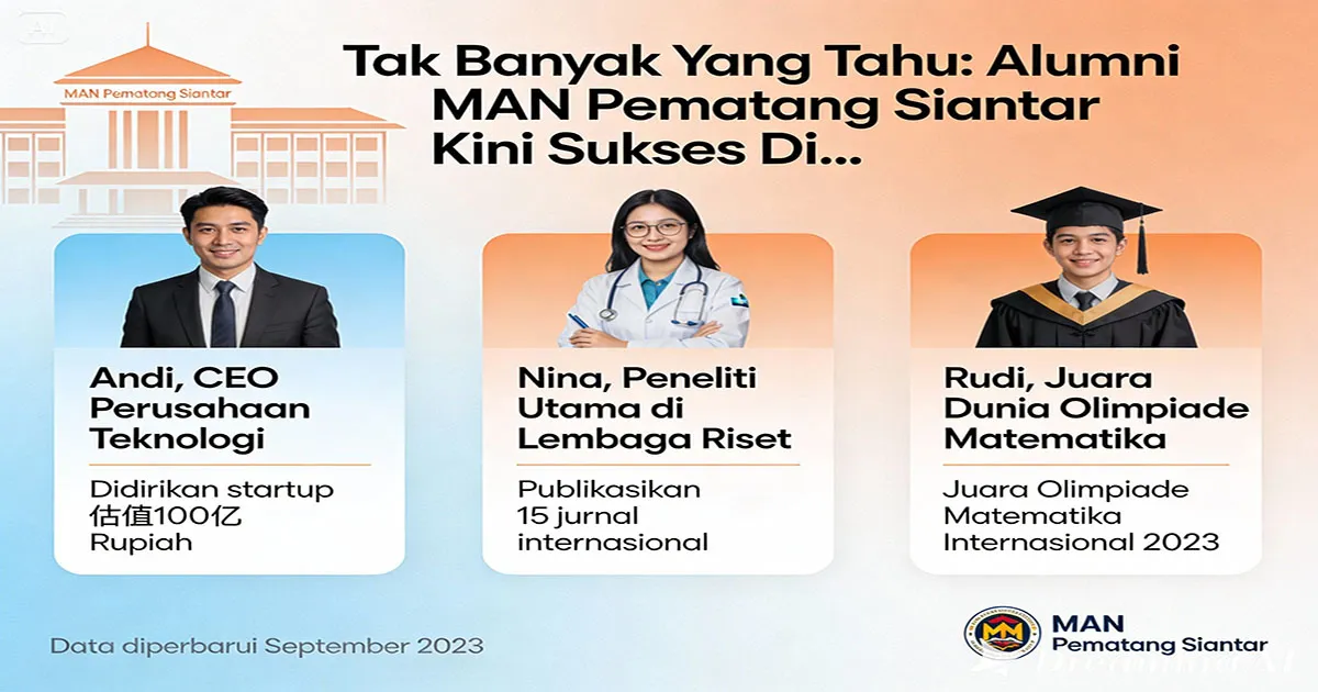 Tak Disangka! Perubahan MAN Pematang Siantar Sekarang Bikin