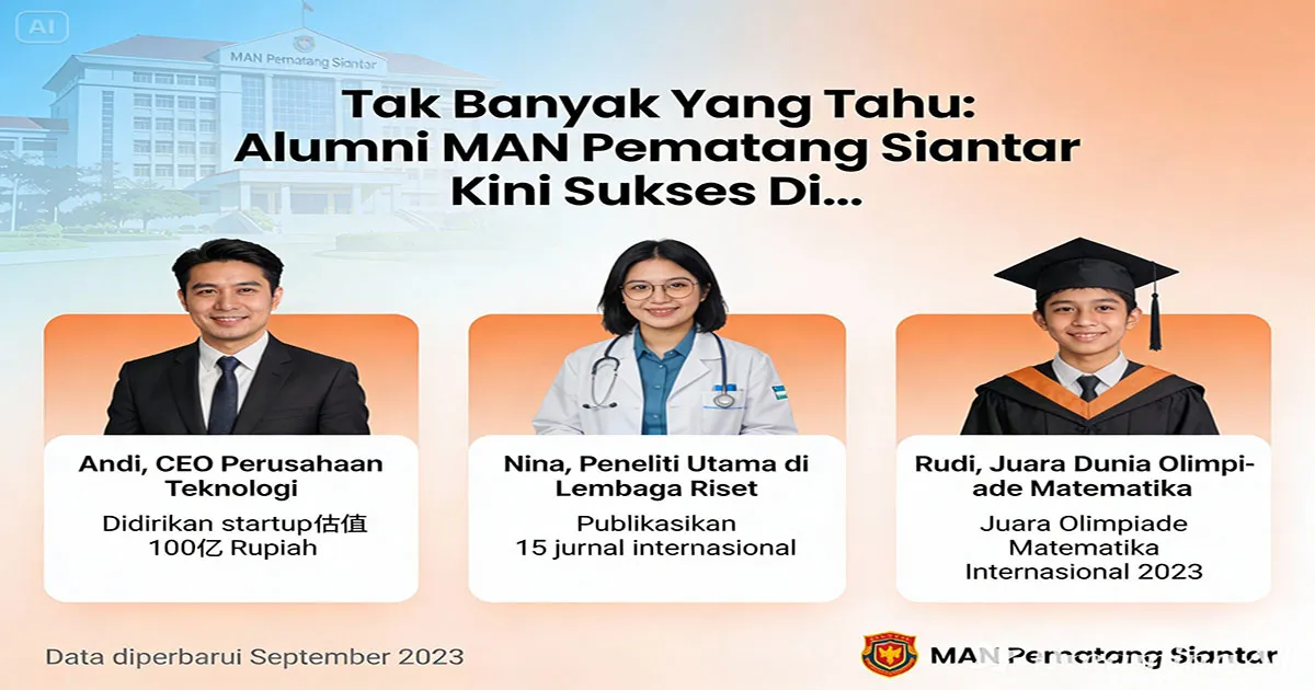 Tak Main-Main! MAN Pematang Siantar Siap Bersaing dengan Sekolah